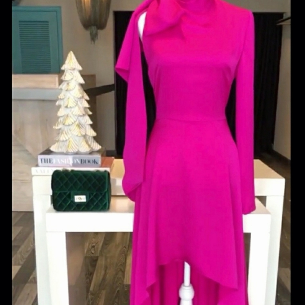 🎀 Stunning High/Low Bow Tie 🎀 Dress - Picture 2 of 15